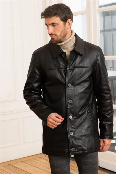 veste cuir homme oakwood